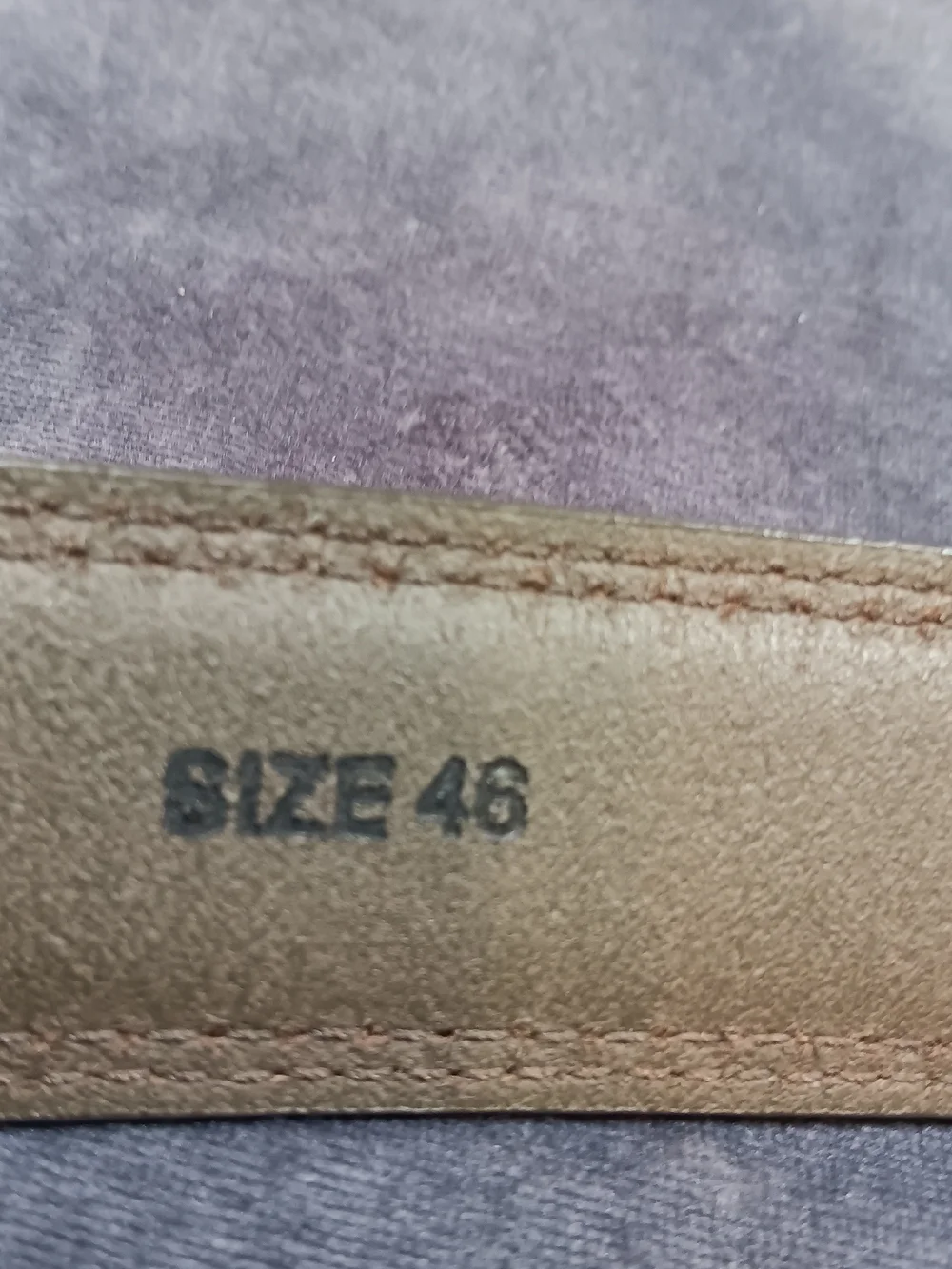 Dockers Brown Leather Belt with Silver Colored Buckle